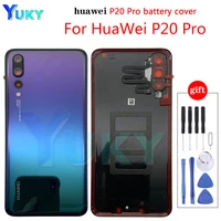 100 original huawei p20pro battery cover for p20 pro replace the battery cover with camera cover p20 pro