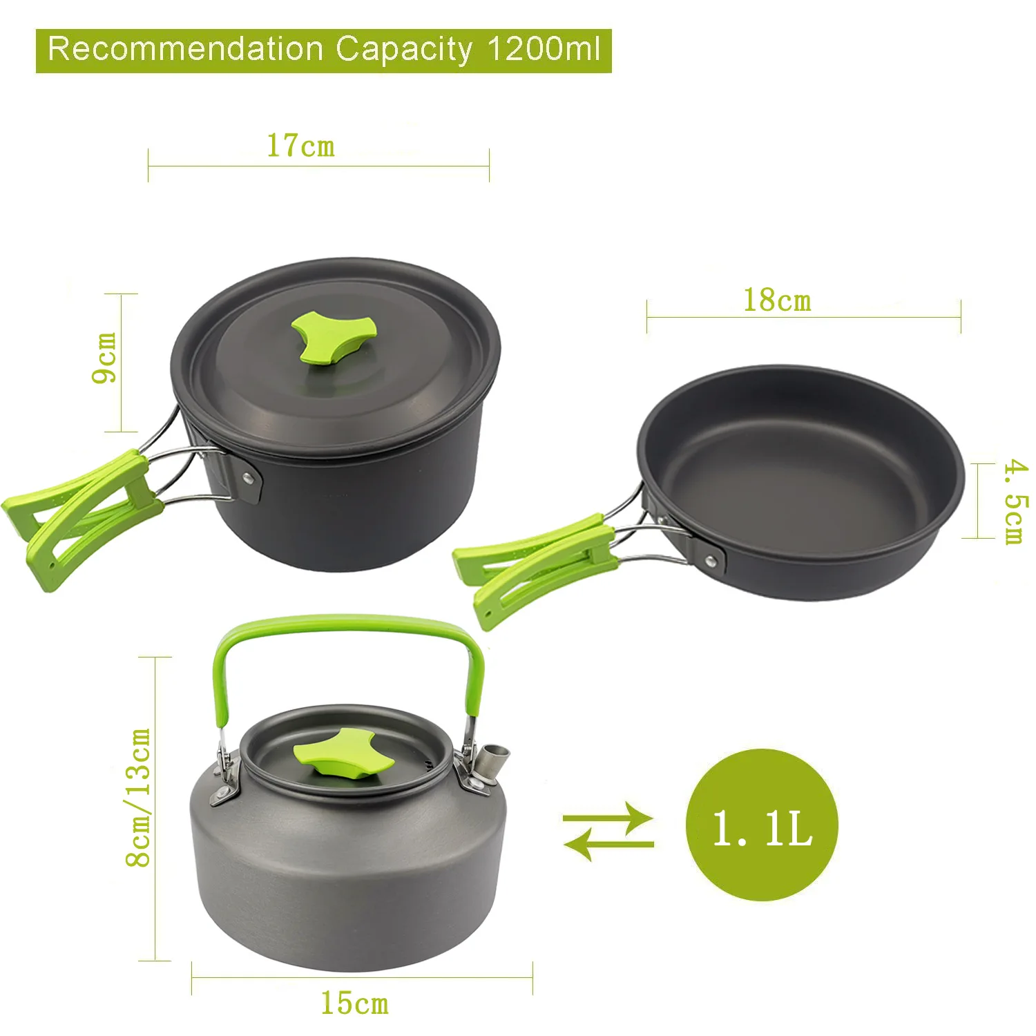 

Camping Tableware Cutlery Outdoor Cooking Pot Camping Cookware Pots Set Camping Cooking Set With Gas Stove Hiking Picnic Set