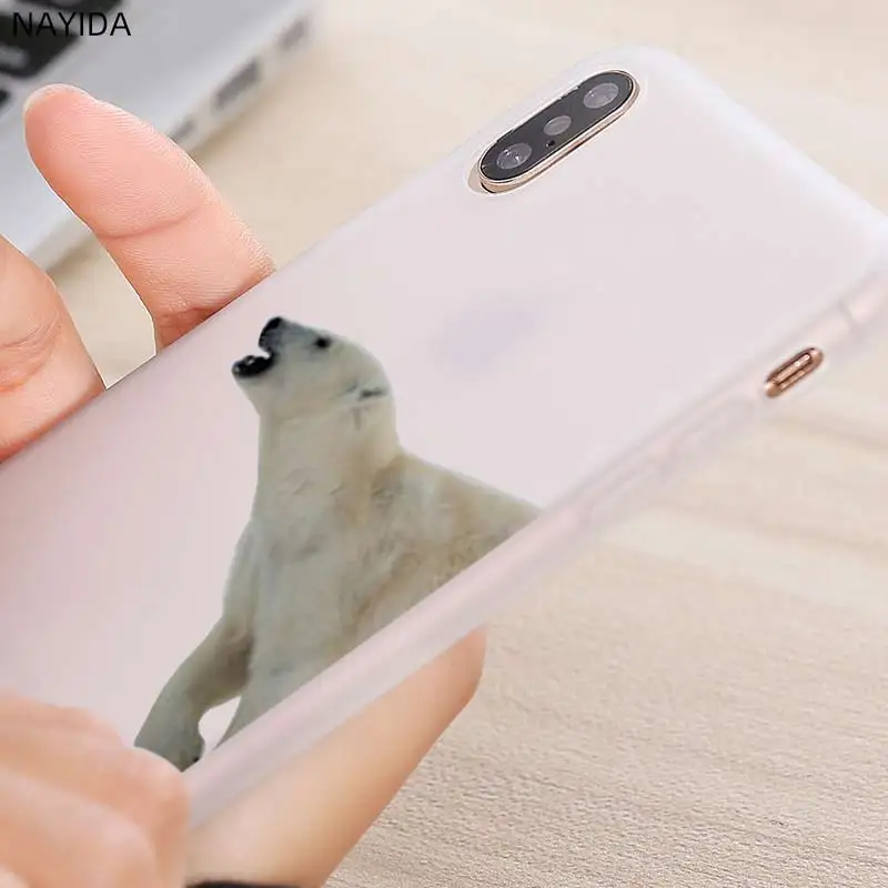 Мягкий силиконовый чехол для Samsung Galaxy S21 S20 Uitra S10 Lite S9 Plus Fe S8 S7edge милый полярный
