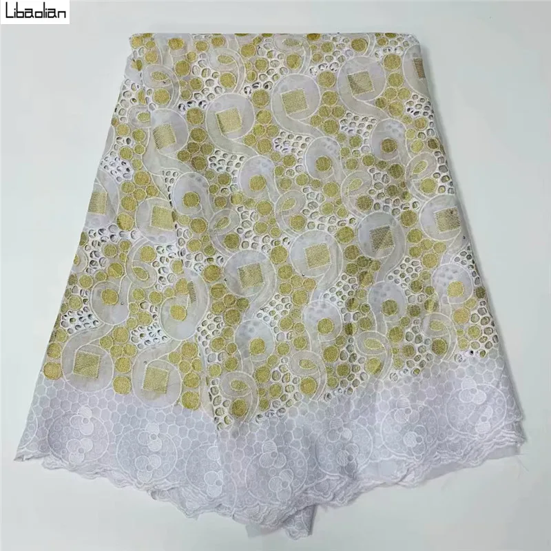 

5yards Swiss lace fabric latest Dry lace embroidery African high quality fabrics Swiss voile lace beautiful Dubai style b26-30
