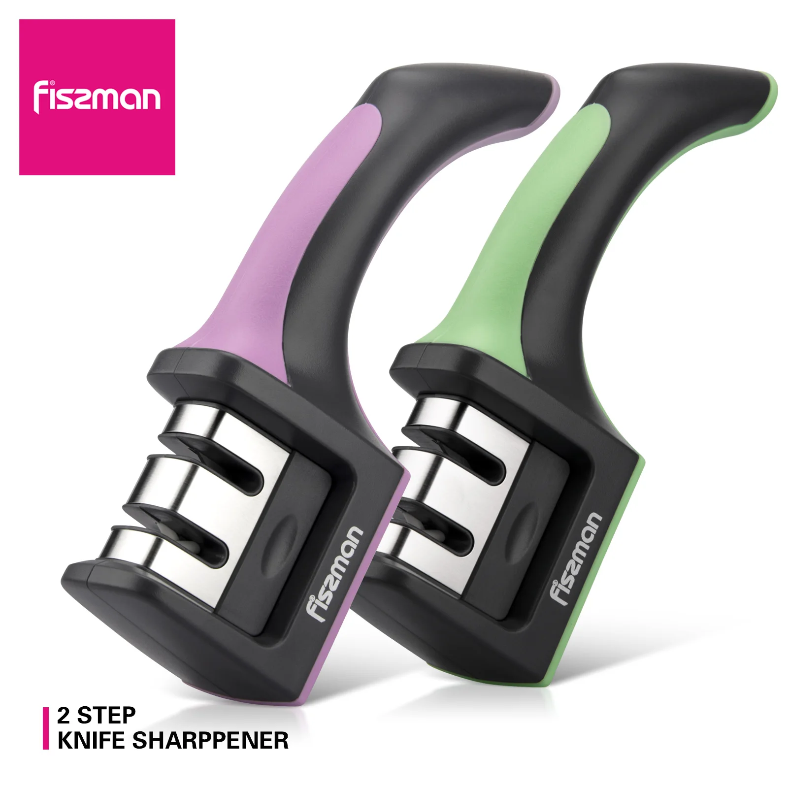 FISSMAN Двухступенчатая точилка с вольфрамовым карбидом и керамикой|Точилки| |