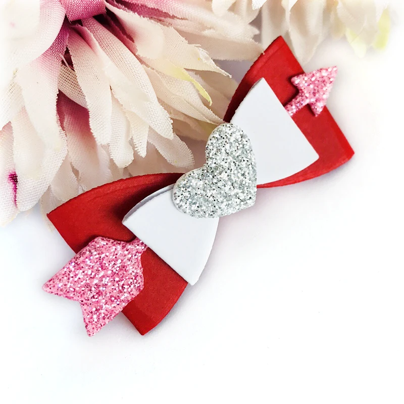 Набор галстуков бабочек формы штампы Скрапбукинг День Св. Валентина сердце