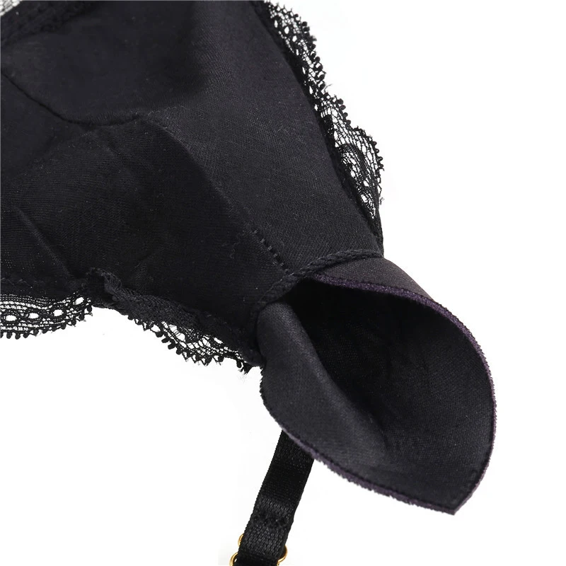 

Sexy Wireless Bralette For Women 3/4 Cup Female Lace Bra Unlined Underwear Fashion Backless Crop Top Wire Free Lingerie