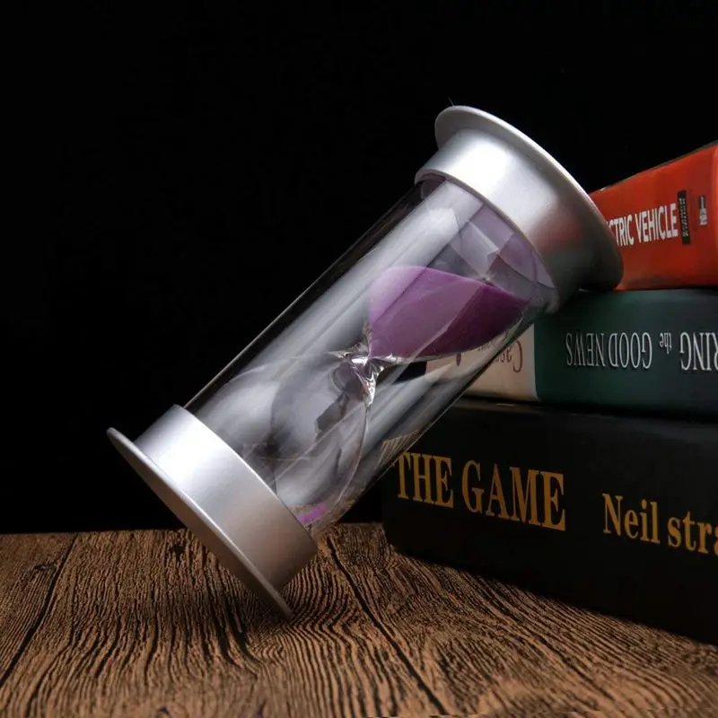 45 минут песочные часы современный песочный таймер с фиолетовым песком для