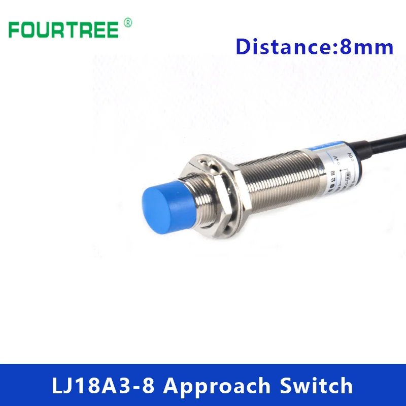 

LJ18A3-8-Z-BX/AX/ BY/AY/EX/DX/DZ/EZ Proximity Switch PNP NPN NO NC M18 8mm Detect Distance Inductive Approach Metal Sensor