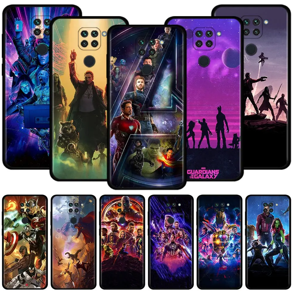 

Phone Case For Xiaomi Redmi Note 9S 9 8 10 Pro Max 9C 7 9A Note 8T 9T 7A Protective Covers Marvel_s Guardians Of The Galaxy