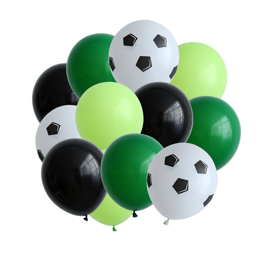 1 комплект 12 дюймовые плотные футбольные мячи латексные шары шт. украшения для
