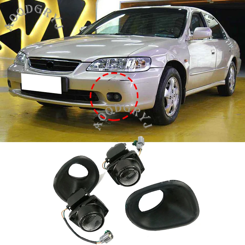 1 пара противотумансветильник р на передний бампер для Honda Accord Sedan 1998-2002