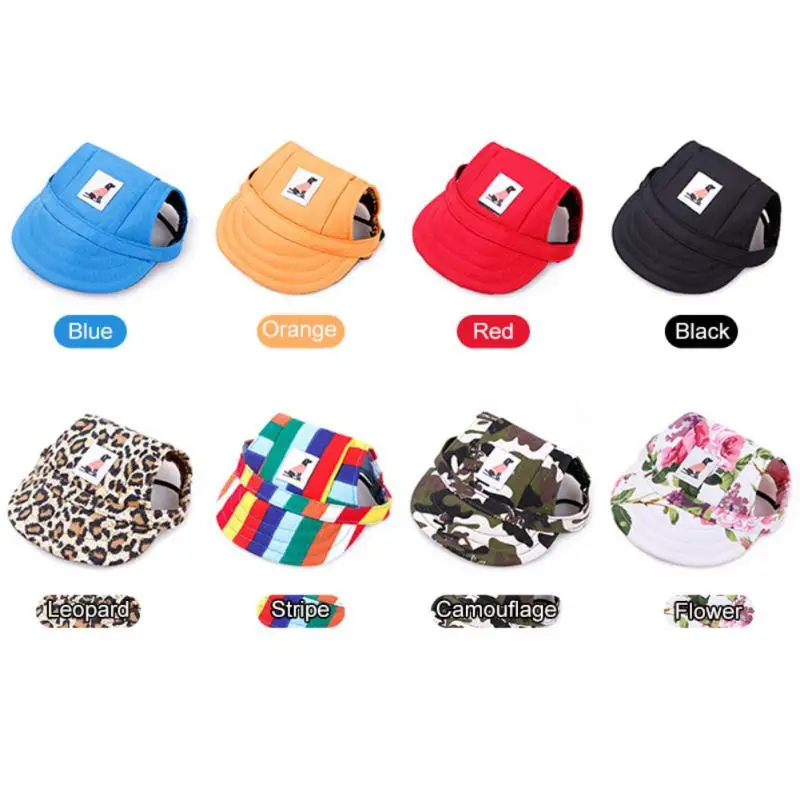 Pet Dog Cap Tailup Summer Cloth Mesh Breathable Sun Hat Canvas For Small Products Baseball Sports | Дом и сад