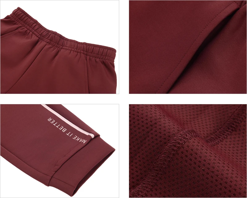 Li-Ning, женские тренировочные спортивные штаны, свободный крой, 92% полиэстер, 8% спандекс, карманы, подкладка, спортивные брюки AKLP462 WKY262