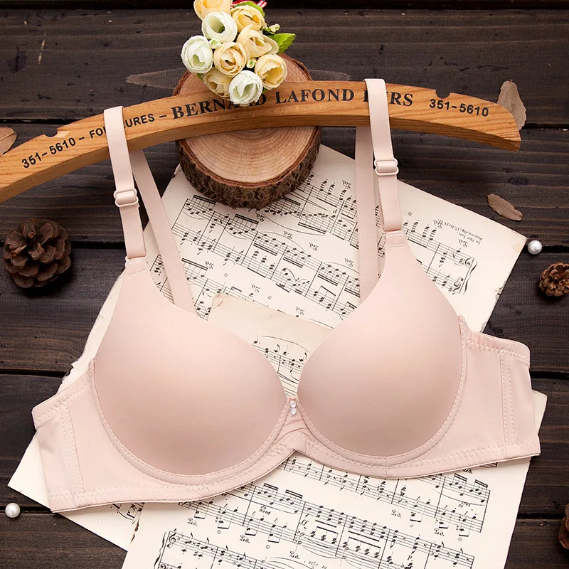 Сплошной цвет гладкое лицо стальное кольцо сексуальная маленькая грудь