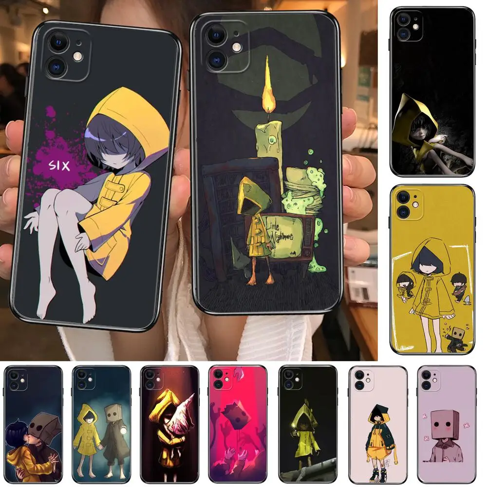 

little nightmares Phone Cases For iphone 11 Pro Max case 12 Pro Max 8 PLUS 7 PLUS 6S iphone XR X XS mini mobile cell women