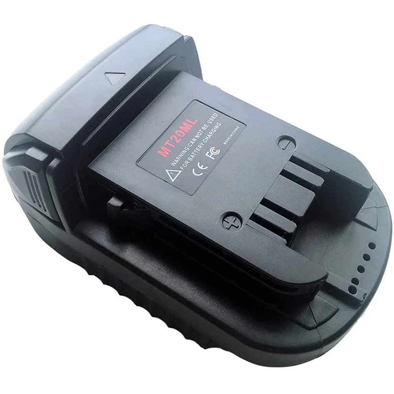 Адаптер преобразователь MT20ML для литий ионной батареи Makita 18 в BL1830 BL1860 BL1815 Milwaukee M18 с