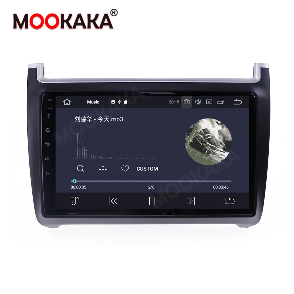 Автомобильный мультимедийный радиоплеер на Android 10 0 4G GPS для Volkswagen polo sedan 2008 -2015