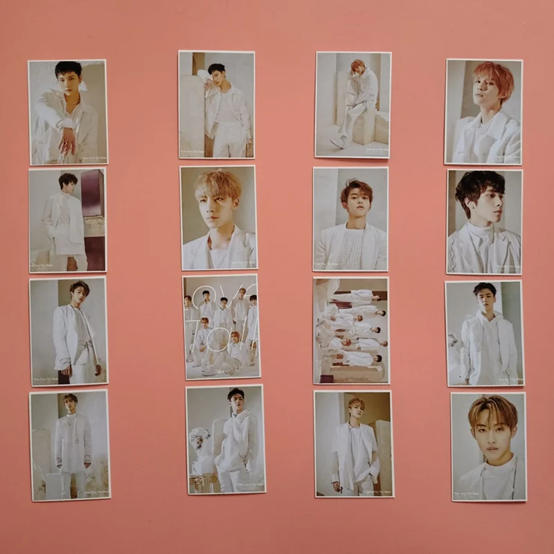 16 шт./компл. WayV новый альбом захват Луны самодельная бумажная ломо-карта