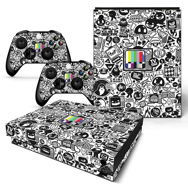 Новые наклейки dsign для X BOX ONE наклейка на консоль и 2 контроллера виниловые x box one skin