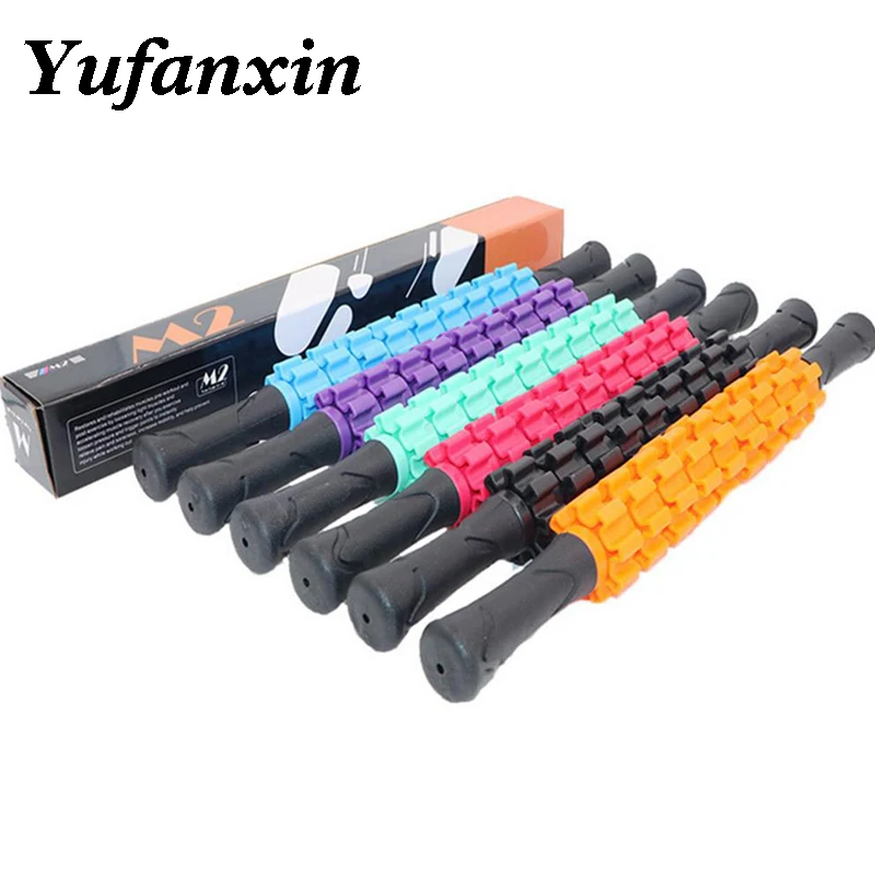 

Newly Body Massage Sticks Muscle Roller Portable for Fitness Yoga Leg Arm Massage Ease Muscle Soreness
