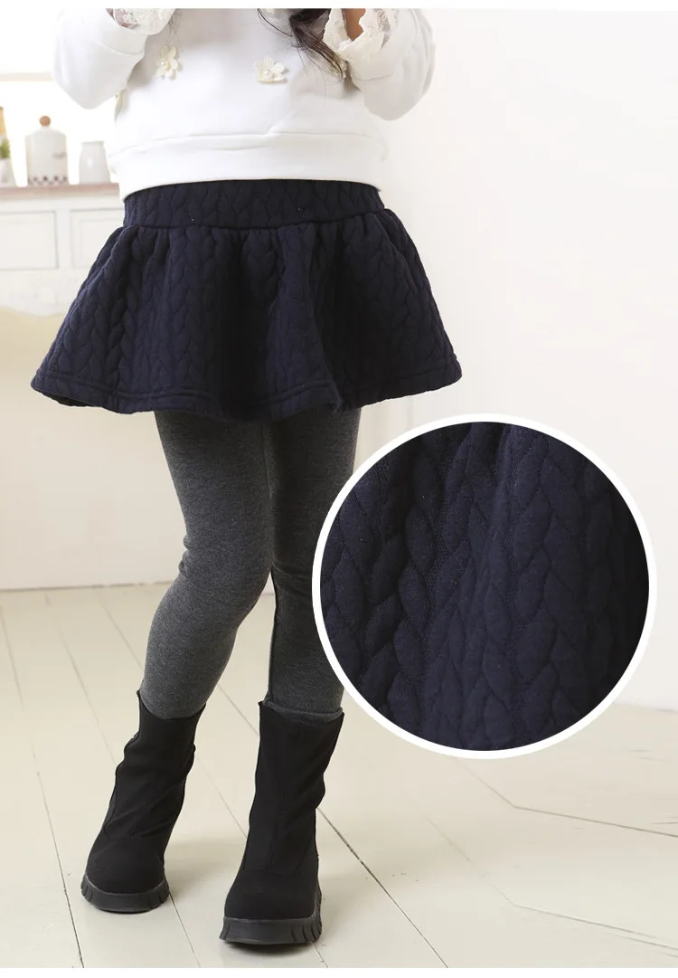

Girls Pants 2020 Autumn and Winter Models New Pants Children Plus Velvet Skirt Pants Girls Thickening Leggings Winter Pants