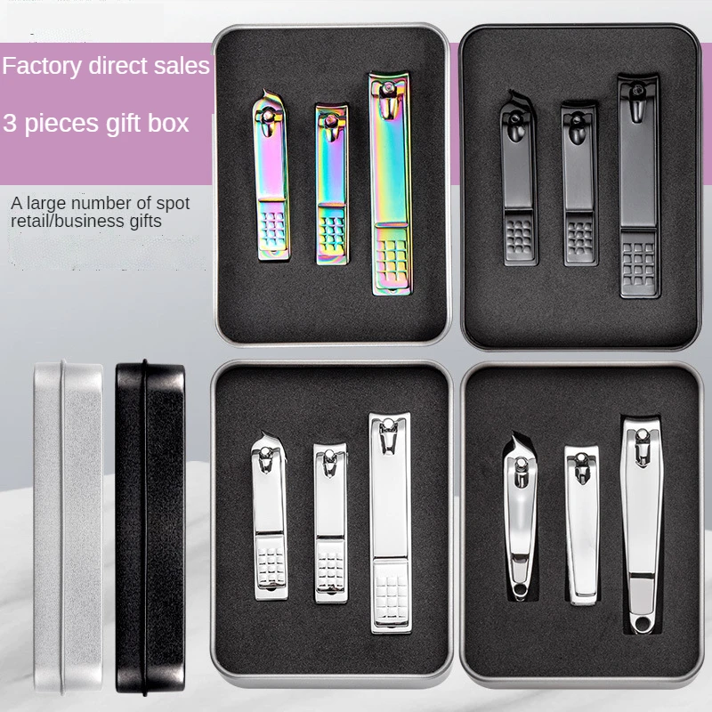 

Boxed Nail Clippers Stainless Steel Travel Fingernail Cutter Trimmer Toenail Scissors Nail Pedicure Manicure Tool Factory Stock