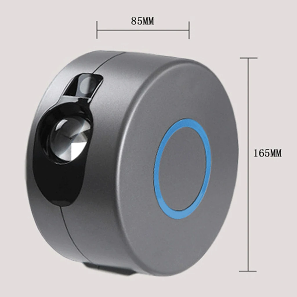 

Projector Lamp Colorful Remote Control Wedding Party LED Night Light Gray EU Plug