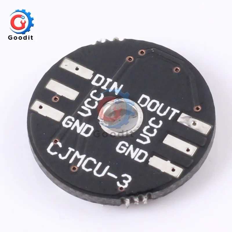 RGB светодиодный кольцевой 3 бита светодиодный WS2812 5050 RGB светодиодный кольцевой светильник со встроенными драйверами для Arduino светодиодный светильник s