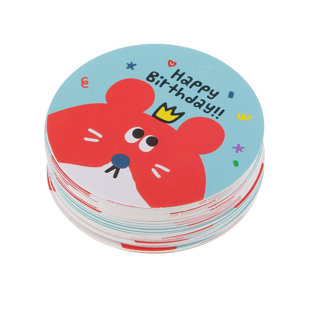 50 штук красочные многоразовые бумажные бирки Свадебные украшения узорные