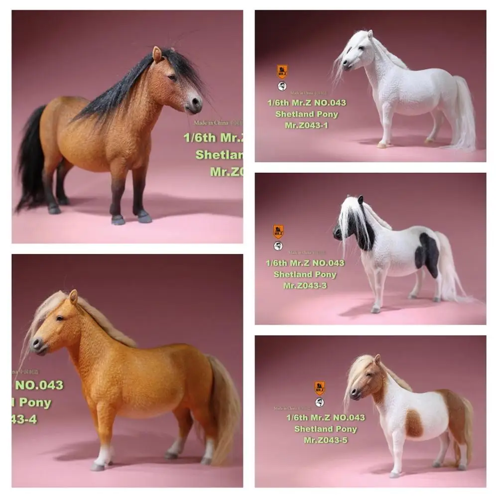 MR. Z животных модель MRZ043 1/6 Shetland с рисунком Пони для Модель аксессуар все 5 видов