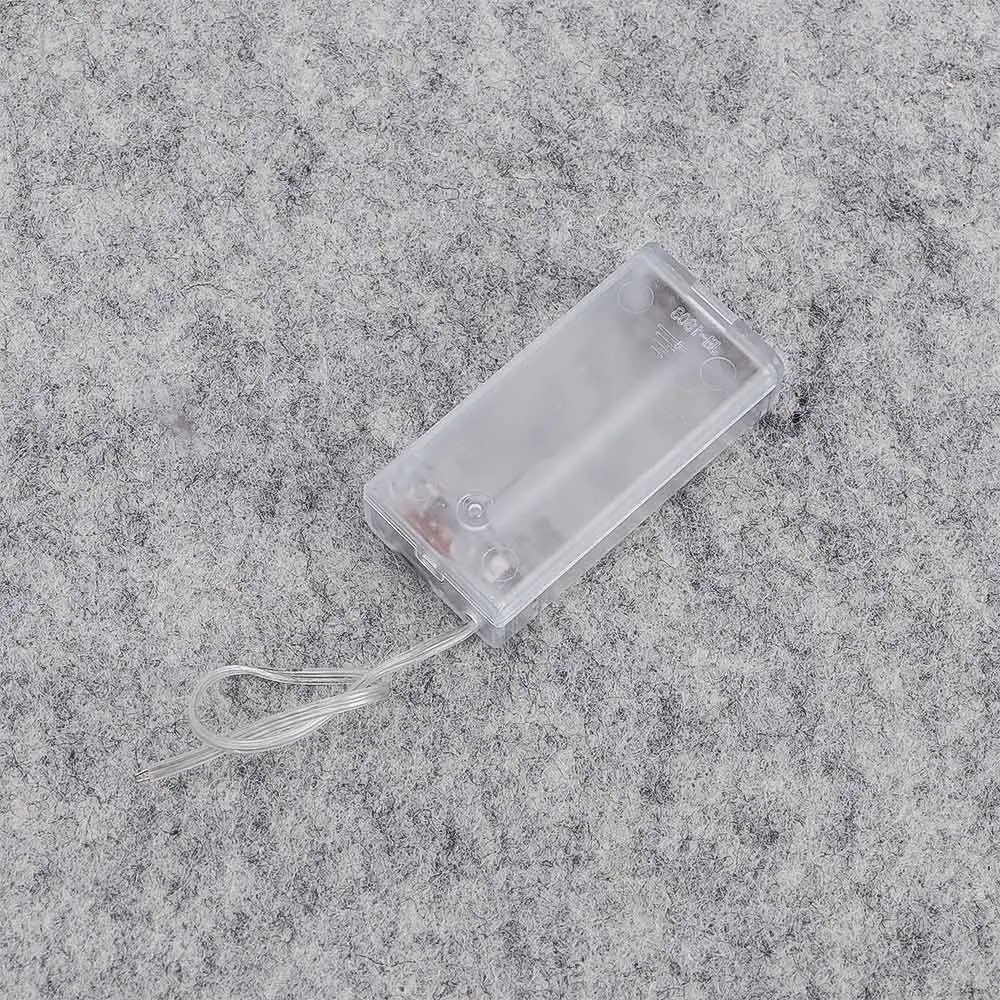 1 шт. прозрачный чехол с переключателем для аккумуляторов 2AA/3AA |