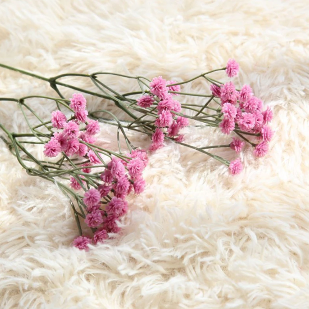 1x искусственный цветок Гипсофила Шелковый букет для дома Свадебные украшения (90