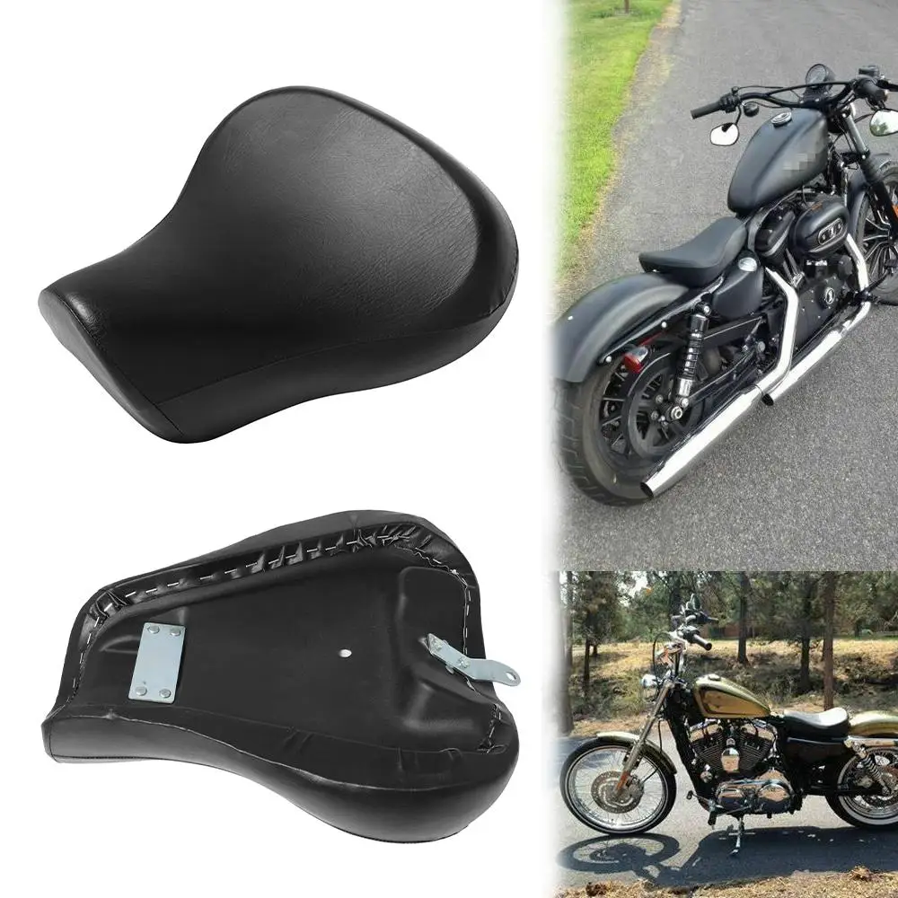 Черное переднее сиденье для водителя Соло Sportster 883 1200 72 48 1983-2003 |