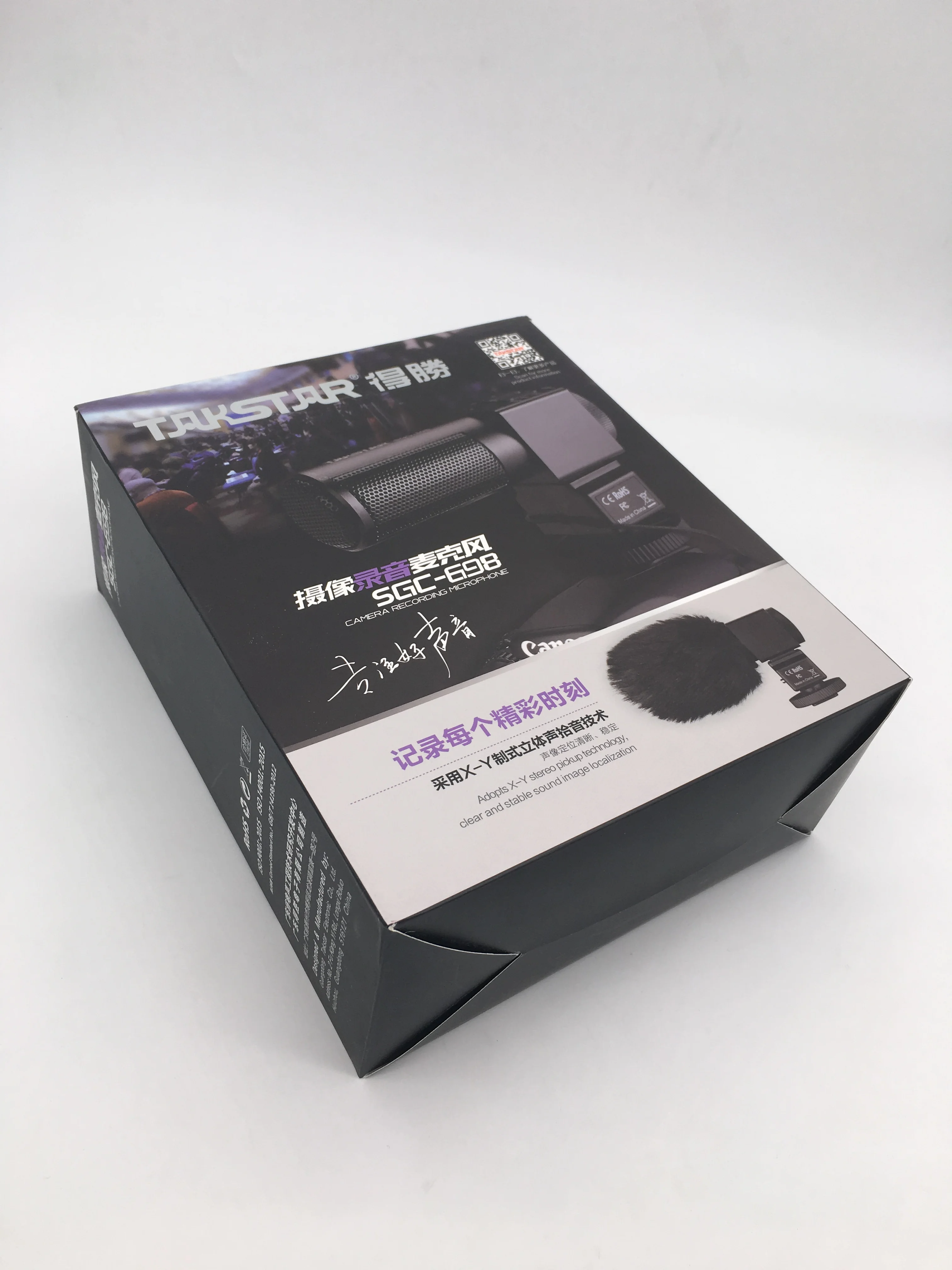 Конденсаторный микрофон TAKSTAR для фотосъемки и интервью с выходом 3 5 мм цифровых