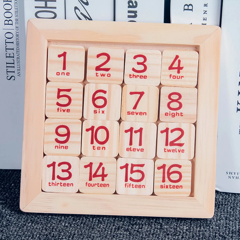 Деревянный цифровой Лабиринт для детей и подростков цифровая головоломка-слайд