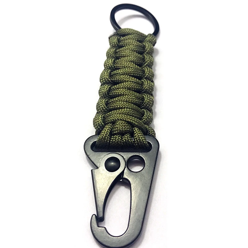 Набор для выживания на природе военный шнур с карабином брелок цепочка кольцо