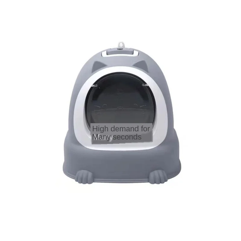 

Fully Closed Cat Litter Box Cat Toilet Pull-out Drawer Cat Toilet Splash-proof Deodorant Cat Litter Box No Cleaning