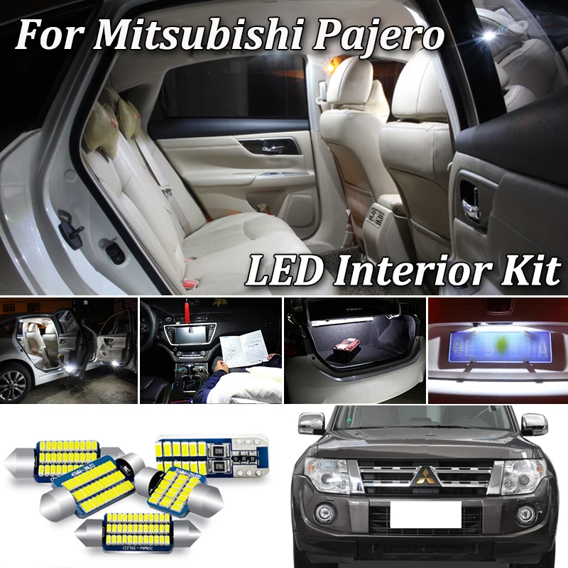 Светодиодная интерьерная с Canbus светильник комплект для Mitsubishi Montero Shogun Pajero Sport 1 2 3 4