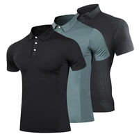 golf clothing fashion t shirt men running quick drying breathable running t shirt fitness sports gym tennis t shirt