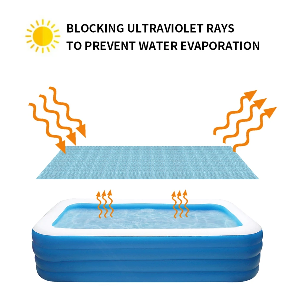 

Pool Solar Cover Pool Solar Tarpaulin Solar Sun Rings UV Resistant Above Ground Inground Swimming Pool Hot Tub Spa Heating