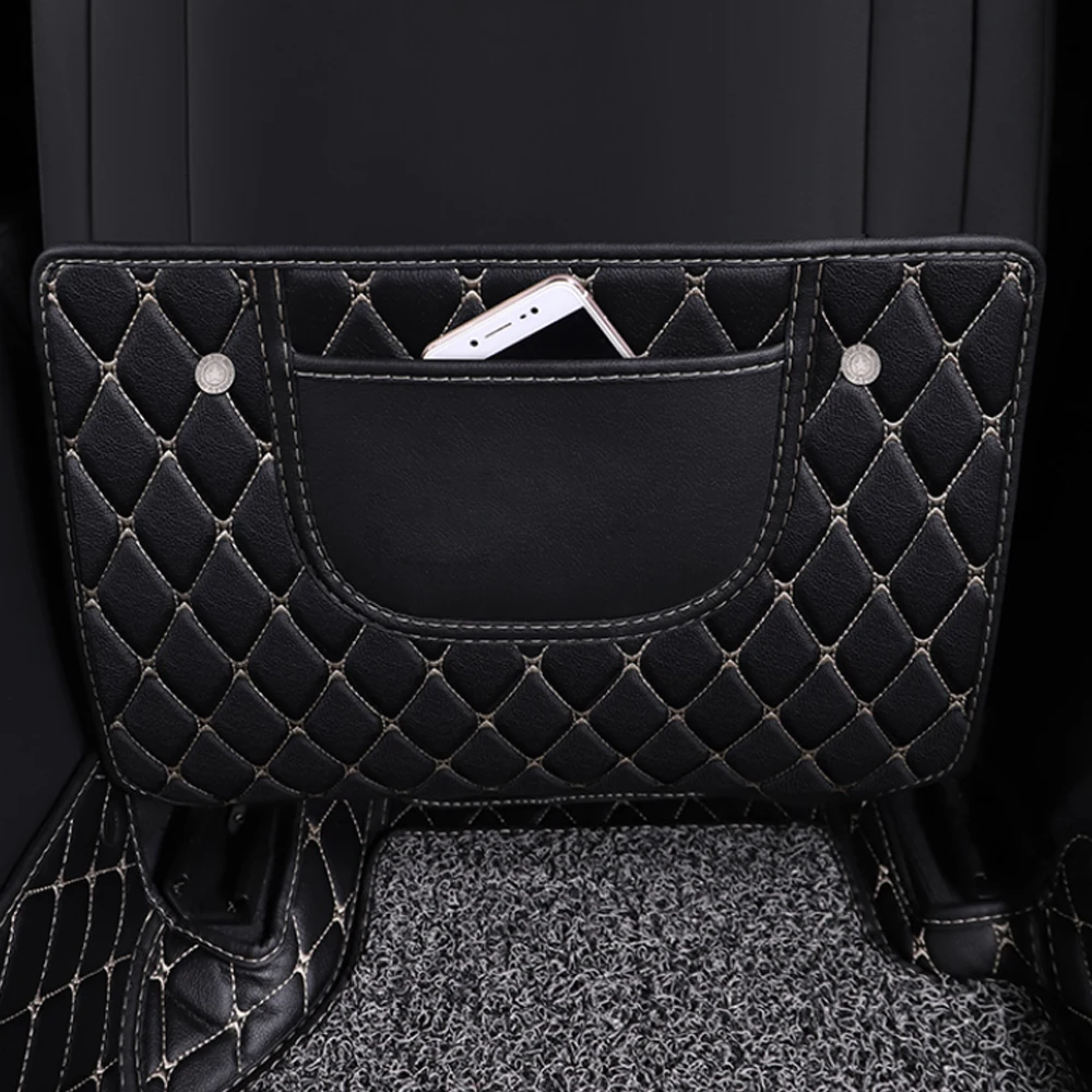 Online CarManGo Auto Pflege Sitz Zurück Schutz Abdeckung Anti-kick Matte Pad Kissen Innen Zubehör Für Audi A4 A5 S4 S5 B9 2017-2020