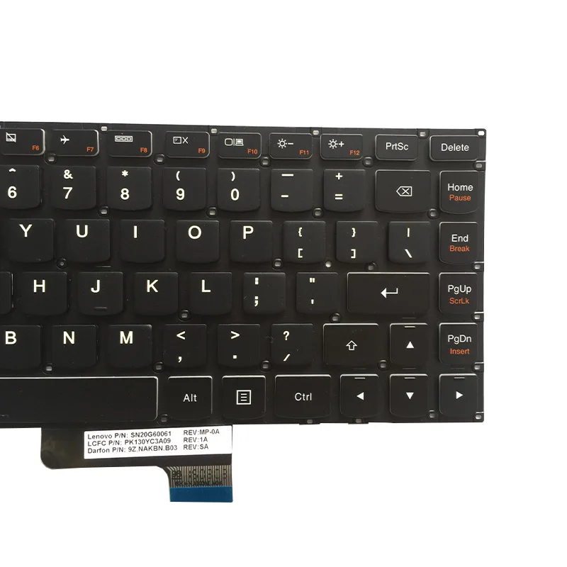 Новая клавиатура США для Lenovo Ideapad yoga 2 13 14 Yoga2 U31 US ноутбука с подсветкой (не