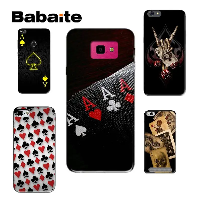 

Babaite Poker Play Cards Game Phone Case for samsungaNote10lite A81 01 11 31 huaweihonor8A 9X redmi9 note9 8A oppoReno2 3pro ace