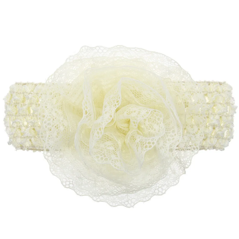 1 Piece MAYA STEPAN New Lace Flower Children Girls Hair Head Band Accessories Baby Newborn Rope Headband Headwear Headwrap | Детская