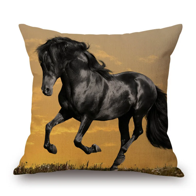 Лошадь развертки Коллекция крови наволочки для подушки украшения дома бросок