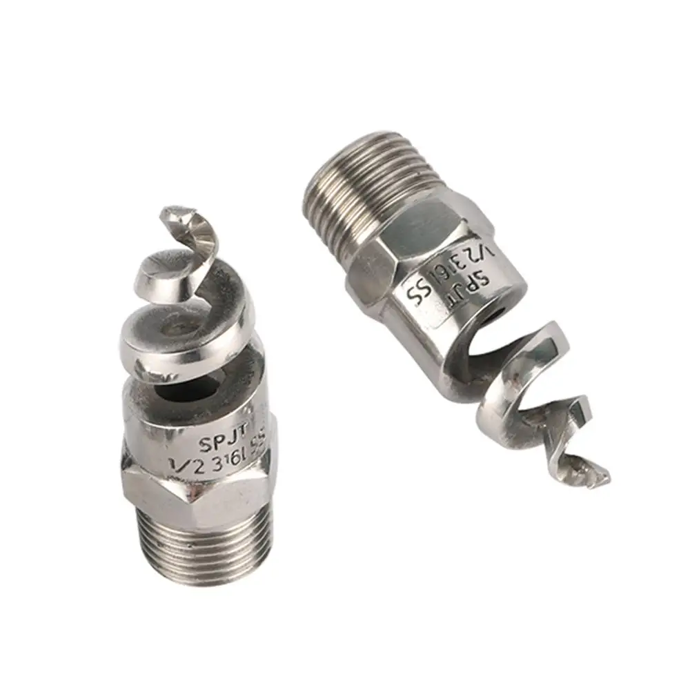 Спиральная струя с наружной резьбой 1/2 дюйма полностью конусная форсунка из