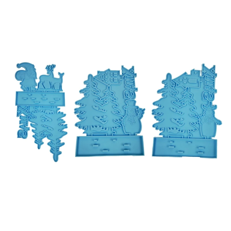 

Форма для рождественской смолы, силиконовая форма для эпоксидной смолы