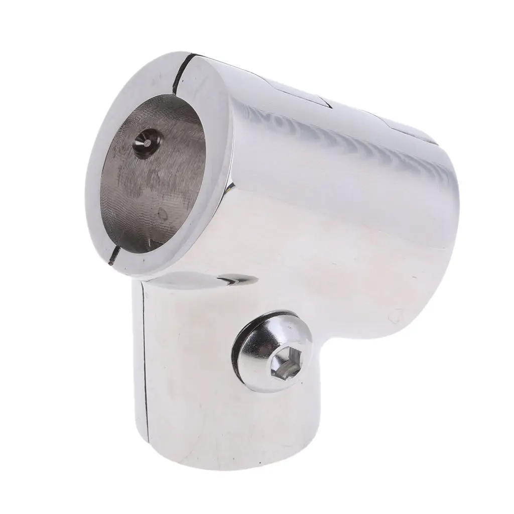 

Stainless Steel Bow & Boat Hand Rail 60 Degree Tee Fitting 1" 25mm Tube