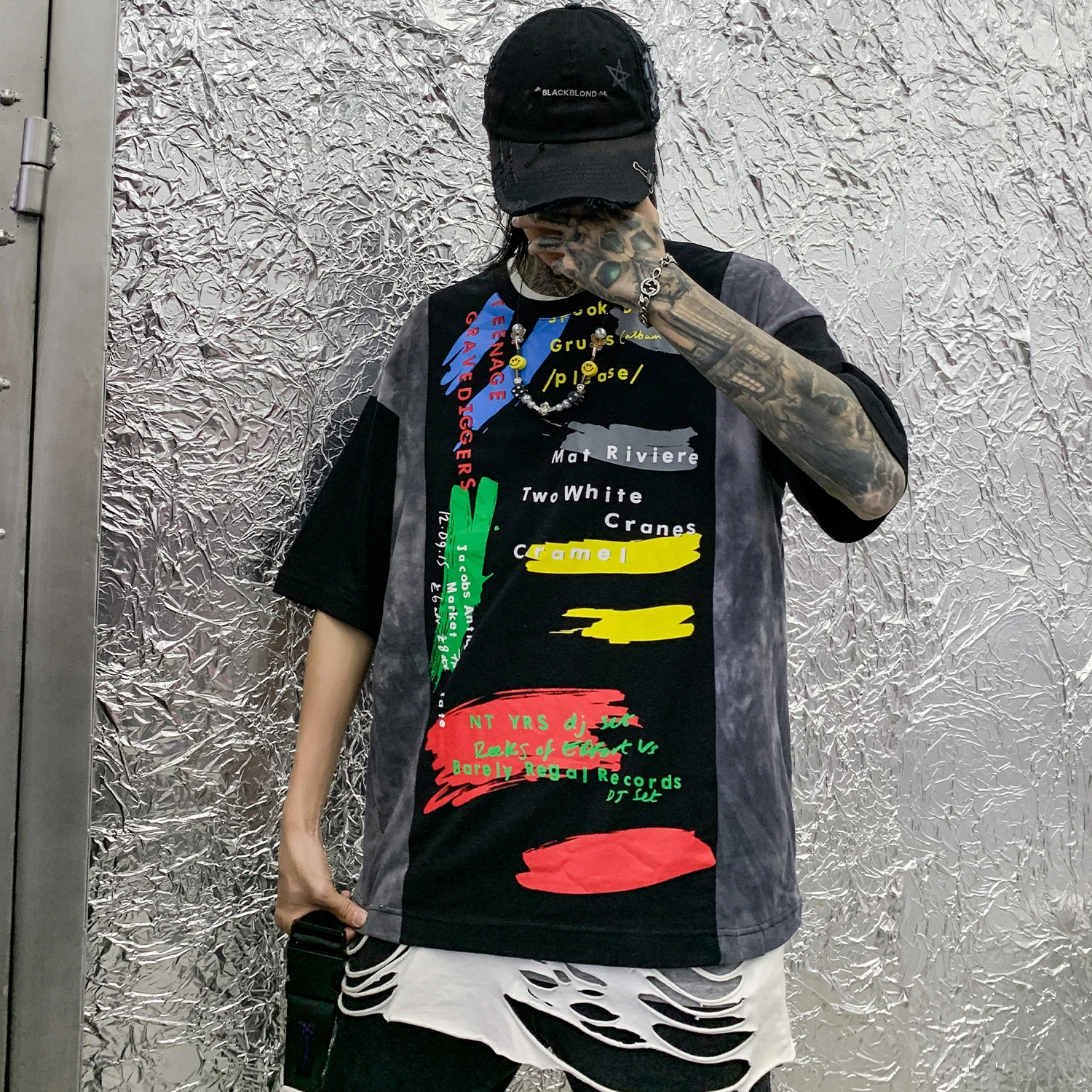 Aelfric Eden Harajuku/футболка хлопковая футболка в стиле ретро хип-хоп с надписями
