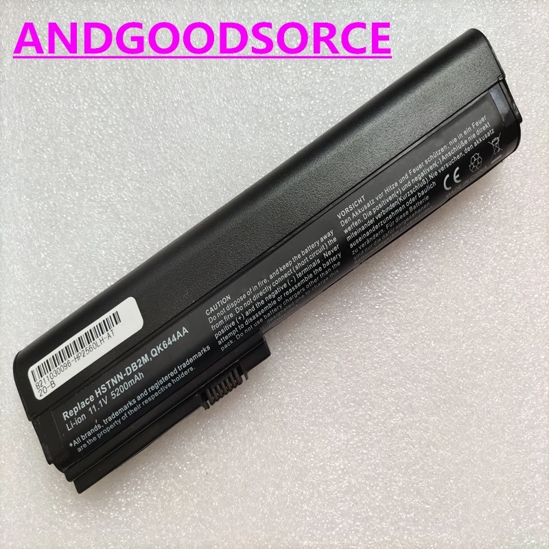 Новый аккумулятор QK644AA для ноутбука HP EliteBook 2560p 2570p HSTNN-DB2M DB2M UB2L XB2L QK645AA QK644UT QK645UT