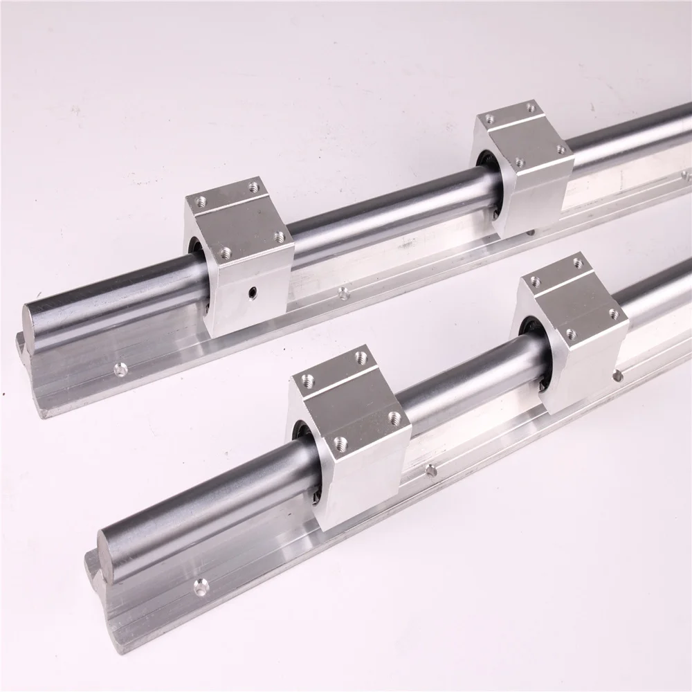 

2pcs SBR20 200-2000mm Linear Guide Rail and 4pcs SBR20UU Linear Bearing Blocks for CNC parts 20mm Linear Rail