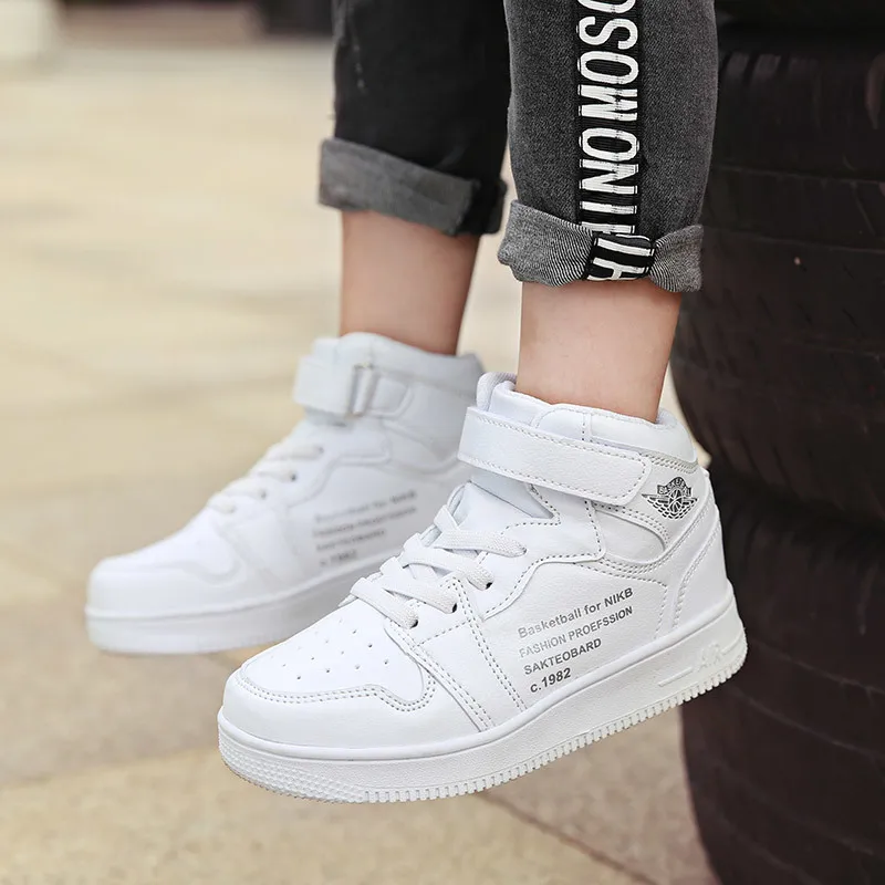 Sialia Kids Sneakers For Children Casual Shoes Boys Girls Basketball Fashion Hook&ampLoop Trainers Sport Footwear | Детская одежда и