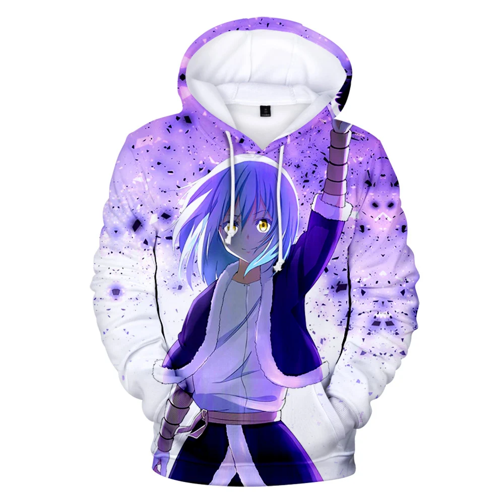 

Anime Kids Sweatshirt Men women Hoodies That Time I Got Reincarnated as a Slime Hooded Boy Girls Pullovers Anime Clothes